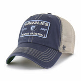 Memphis Grizzlies '47 Wabash Patch Clean Up Adjustable Hat Navy/Tan - 47 brand