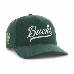 Milwaukee Bucks '47 Golden Age Relaxed Corduroy Hitch Adjustable Hat Hunter Green - 47 brand