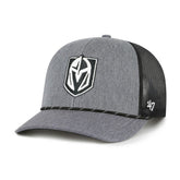 Vegas Golden Knights '47 Carbon Rope Trucker Adjustable Hat - Gray | US 202801594