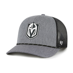 Vegas Golden Knights '47 Carbon Rope Trucker Adjustable Hat - Gray | US 202801594