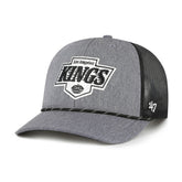 Los Angeles Kings '47 Carbon Rope Trucker Adjustable Hat - Gray | US 202801595