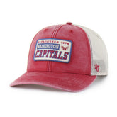 Washington Capitals '47 Canteen Pigment Dyed Patch Trucker Adjustable Hat - Red | US 202801614