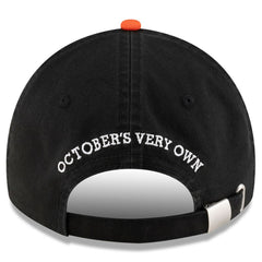 San Francisco Giants OVO x New Era Washed 9TWENTY Adjustable Hat - Black/Orange Hats