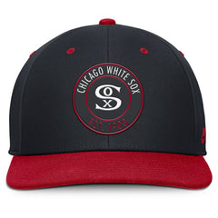 Chicago White Sox Nike Cooperstown Collection Pro Dri-FIT Snapback Hat - Navy/Red Hats