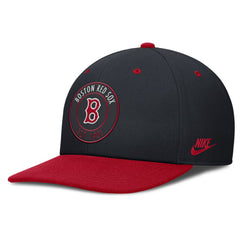 Boston Red Sox Nike Cooperstown Collection Pro Dri-FIT Snapback Hat - Navy/Red Hats