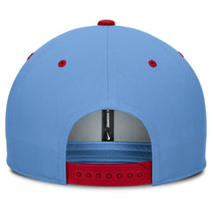 St. Louis Cardinals Nike Cooperstown Collection Pro Dri-FIT Snapback Hat - Light Blue/Red Hats