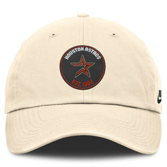 Houston Astros Nike Cooperstown Collection Club Adjustable Hat - Natural Hats
