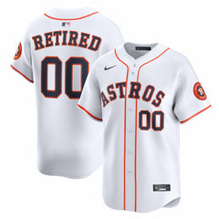 Houston Astros Nike Home Limited Pick-A-Player Retired Roster Jersey - White Jerseys