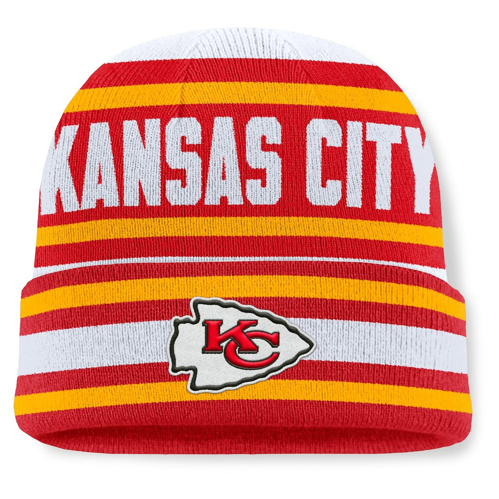 Kansas City Chiefs Center Cuffed Knit Hat - Red Hats