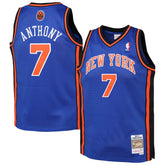 Carmelo Anthony New York Knicks Youth 2010/11 Hardwood Classics Swingman Jersey Blue - Mitchell & Ness