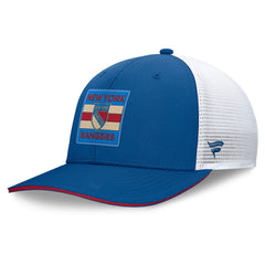 New York Rangers Fanatics Centennial Authentic Pro Structured Trucker Adjustable Hat - Blue/White | US 202815535