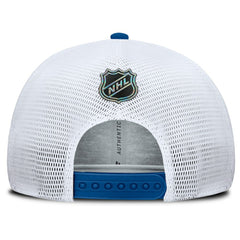 New York Rangers Fanatics Centennial Authentic Pro Structured Trucker Adjustable Hat - Blue/White | US 202815535