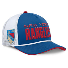 New York Rangers Fanatics Centennial Authentic Pro Foam Front Adjustable Trucker Hat - Blue/White | US 202815626