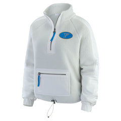 St. Louis Blues WEAR by Erin Andrews Women's Polar Fleece Quarter-Zip Jacket - Gray | US 202830786