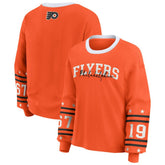 Philadelphia Flyers WEAR by Erin Andrews Women's Long-Sleeve Sport T-Shirt - Orange | US 202830818