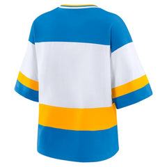 St. Louis Blues WEAR by Erin Andrews Women's Jersey Style Tee - Blue/White | US 202830840