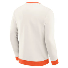 Philadelphia Flyers Darius Rucker Collection by Fanatics Colorblock Pullover Sweatshirt - Cream | US 202831250