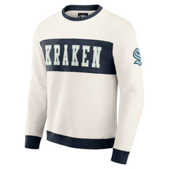Seattle Kraken Darius Rucker Collection by Fanatics Colorblock Pullover Sweatshirt - Cream | US 202831252