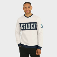 Seattle Kraken Darius Rucker Collection by Fanatics Colorblock Pullover Sweatshirt - Cream | US 202831252