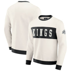 Los Angeles Kings Darius Rucker Collection by Fanatics Colorblock Pullover Sweatshirt - Cream | US 202831262