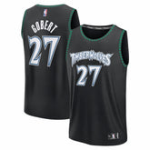 Rudy Gobert Minnesota Timberwolves Fastbreak Jersey Classic Edition Black - Fanatics