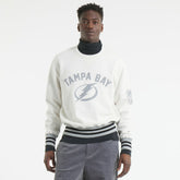 Tampa Bay Lightning Todd Snyder by Fanatics Relaxed Canadian Fleece Crew - Heather Gray | US 202846093