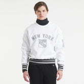 New York Rangers Todd Snyder by Fanatics Relaxed Canadian Fleece Crew - White | US 202846099