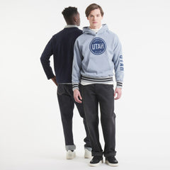 Utah Mammoth Todd Snyder by Fanatics Relaxed Canadian Fleece Hoodie - Gray | US 202846103