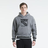 New York Rangers Todd Snyder by Fanatics Relaxed Canadian Fleece Hoodie - Dark Heather Gray | US 202846110