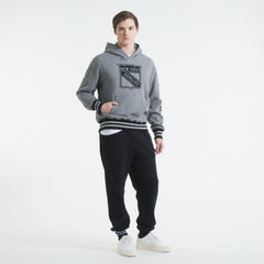 New York Rangers Todd Snyder by Fanatics Relaxed Canadian Fleece Hoodie - Dark Heather Gray | US 202846110