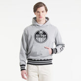 Edmonton Oilers Todd Snyder by Fanatics Relaxed Canadian Fleece Hoodie - Athletic Heather Gray | US 202846111