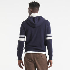 Edmonton Oilers Todd Snyder by Fanatics Cashmere Hooded Sweater - Navy | US 202846115