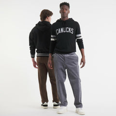 Vancouver Canucks Todd Snyder by Fanatics Cashmere Hooded Sweater - Black | US 202846120