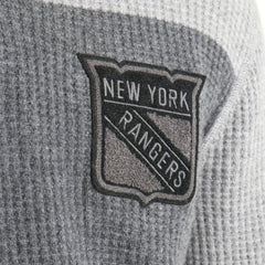 New York Rangers Todd Snyder by Fanatics Cashmere Rugby Sweater - Athletic Heather Gray | US 202846124