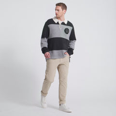 Los Angeles Kings Todd Snyder by Fanatics Cashmere Rugby Sweater - Athletic Heather Gray | US 202846125