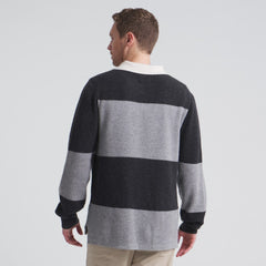 Los Angeles Kings Todd Snyder by Fanatics Cashmere Rugby Sweater - Athletic Heather Gray | US 202846125