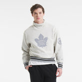 Toronto Maple Leafs Todd Snyder by Fanatics Relaxed Canadian Fleece Turtleneck - Heather Gray | US 202846139