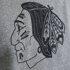 Chicago Blackhawks Todd Snyder by Fanatics Relaxed Canadian Fleece Turtleneck - Dark Heather Gray | US 202846140