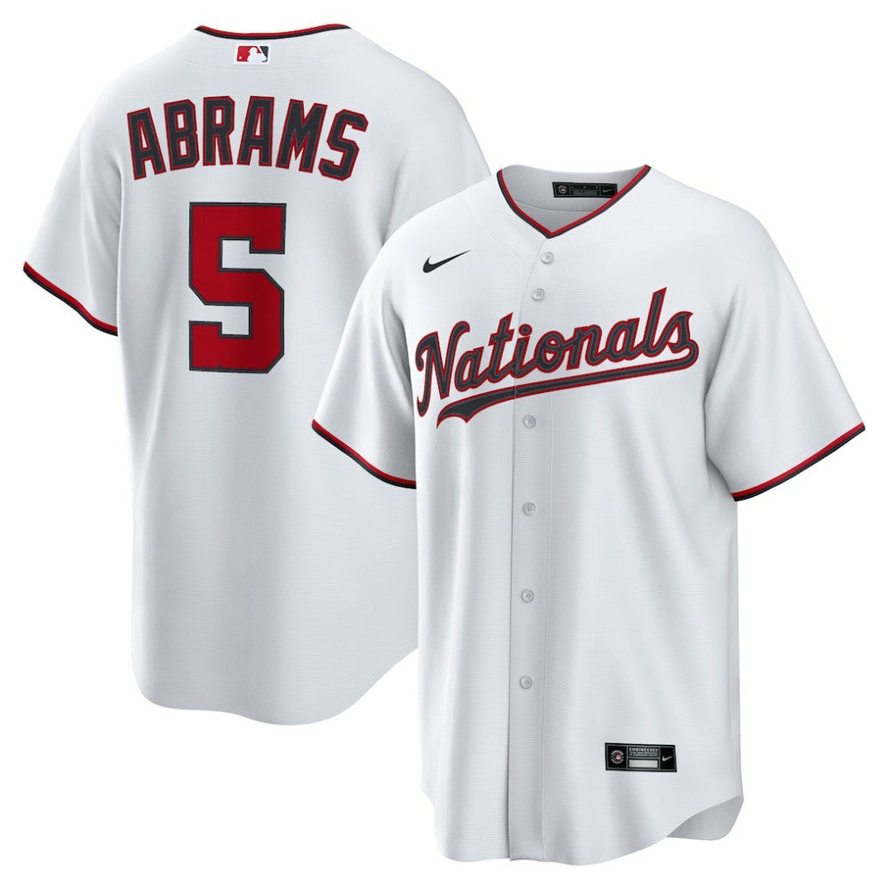 CJ Abrams Washington Nationals Nike Home Replica Jersey - White Jerseys
