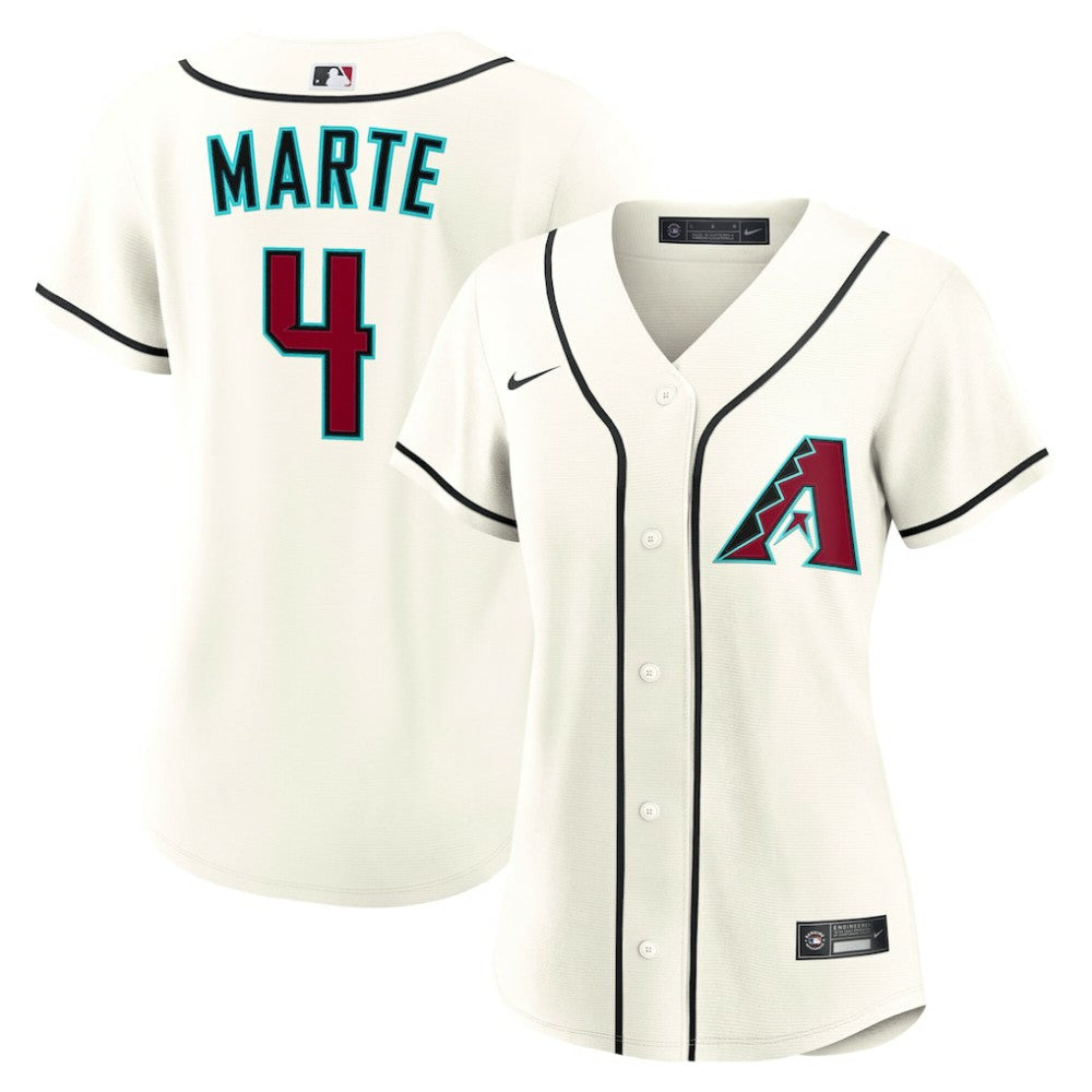 Ketel Marte Arizona Diamondbacks Nike Women's Home Replica Jersey - Cream Jerseys