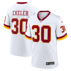 Austin Ekeler Washington Commanders Game Super Bowl Era Jersey - White Jerseys