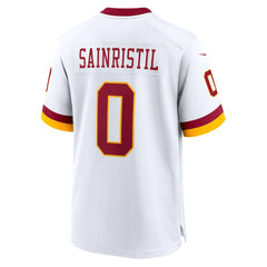 Mike Sainristil Washington Commanders Game Super Bowl Era Jersey - White Jerseys