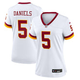 Jayden Daniels Washington Commanders Women's Game Super Bowl Era Jersey - White Jerseys