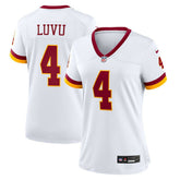 Frankie Luvu Washington Commanders Women's Game Super Bowl Era Jersey - White Jerseys