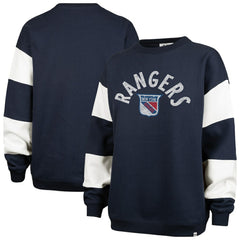 New York Rangers '47 Women's Eephus Barred Pullover Sweatshirt - Navy | US 202852838