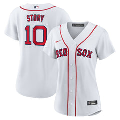 Trevor Story Boston Red Sox Nike Women's Home Replica Jersey - White Jerseys