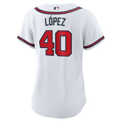 Reynaldo Lopez Atlanta Braves Nike Women's Home Replica Jersey - White Jerseys