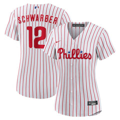 Kyle Schwarber Philadelphia Phillies Nike Women's Home Replica Jersey - White Jerseys