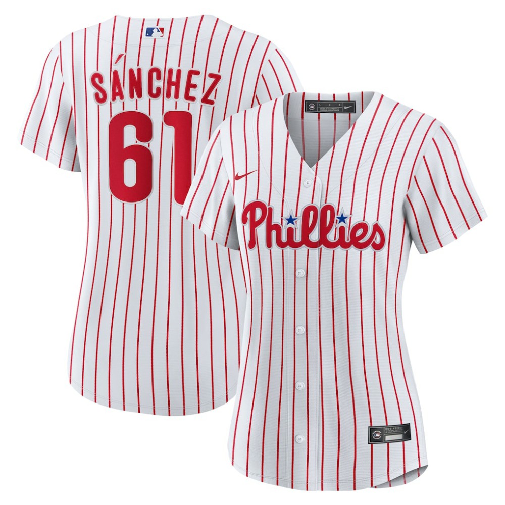 Cristopher Sanchez Philadelphia Phillies Nike Women's Home Replica Jersey - White Jerseys