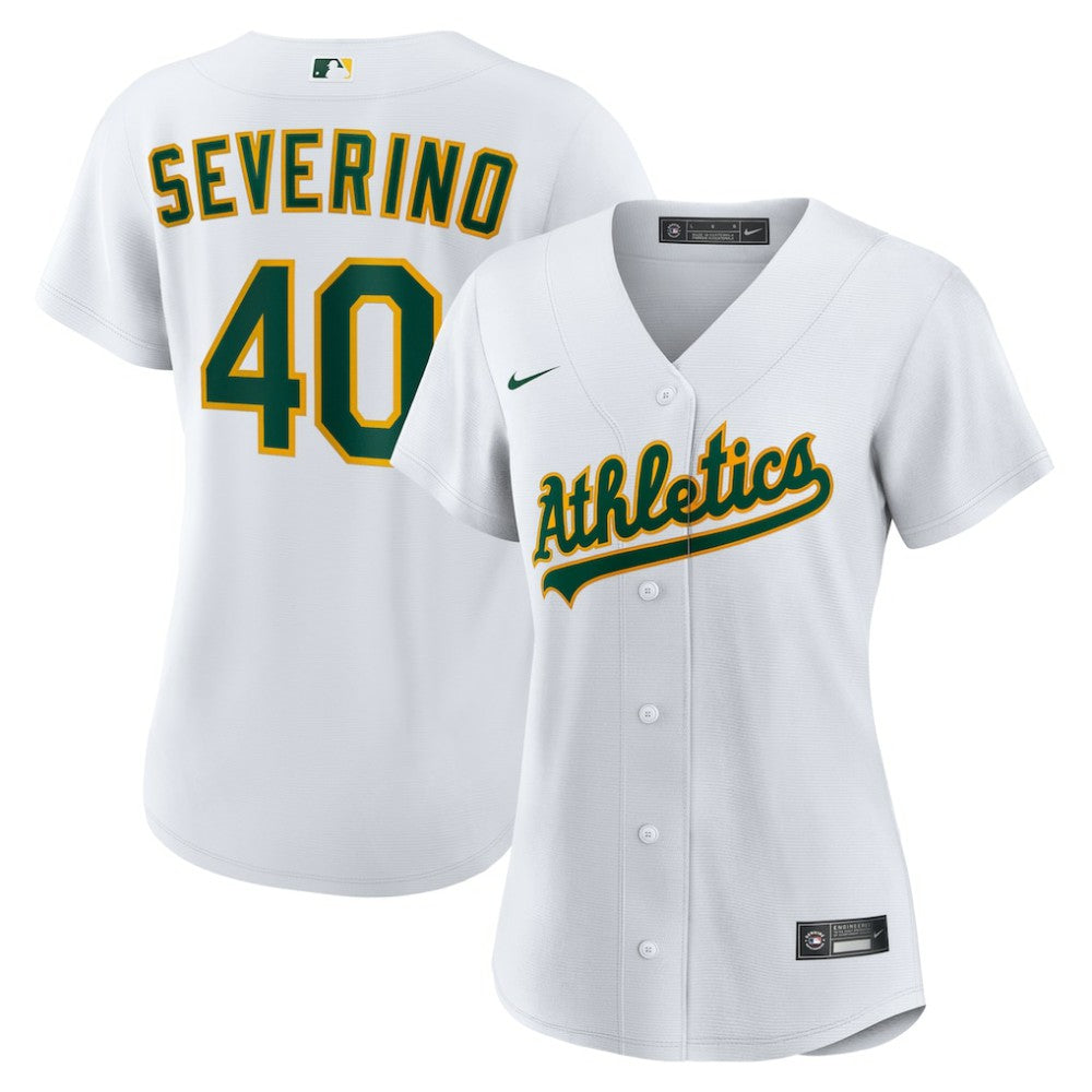 Luis Severino Athletics Nike Women's Home Replica Jersey - White Jerseys